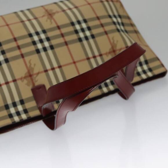 Burberry Nova Check Tote Bag Pvc Beige - Picture 7 of 16